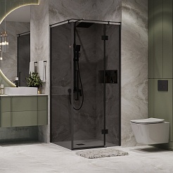 Niagara Душевой уголок Nova 100x100 NG-2832-34BLACK – фотография-2